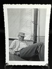 Vintage Photo 1930   s Handsome Man Catamaran Sailboat Photograph