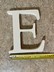 Pottery Barn Kids Wall Hanging standing Letter E 8 Inch Off White