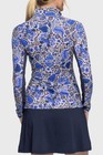 Kastel Denmark Long Sleeve Sun Shirt - Navy Foliage