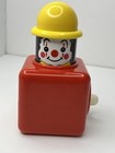 Vintage Clown Jack In The Box Battat 1981 Musical Hand Turn    pop Up    - Used
