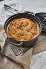 Staub Cast Iron Dutch Oven 7-qt Round Cocotte Serves 7- 8 Made In France Black