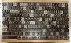 Letterpress Type - 18 Pt  Craw Modern   atf 
