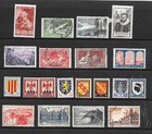 France Card Of 38 Stamps  Postal Used   Mint Hinged 