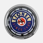 18  Lionel Train Since 1900 Metal Sign Designed White Neon Clock - Signbox