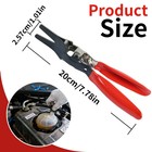Separator Pliers Pipe Tool Angled Auto Fuel Water Vacuum Line Tube Hose Remover