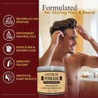 Okay Men   s Castor Oil Beard   Hair Pomade 4 Oz     All-day Hold For Style   Shine