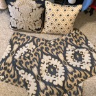 Croscill Kayden  2 Throw Pillows And  3 Valances  5 Item Lot  New