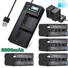 8800mah Battery For Sony Np-f950 Np-f960 Np-f970 Npf970pro dual Rapid Charger