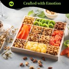 Nut Cravings Dried Fruit   Mixed Nuts Gift Basket Gourmet Collection Green Ribon
