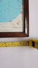 C1930s Original Southern Railway Carriage Route System Map Framed 