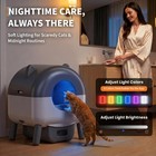 Self Cleaning Automatic Litter Box Cat Litter Box For Multiple Cats  App Control
