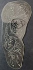 1970 s Original Capt Frog Traditional Vintage  Acetate Tattoo Stencil Snakes