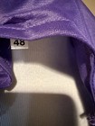Women   s Purple   Gold Kaftan Robe  Polyester Chiffon  Size 48
