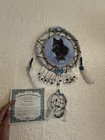 Black Wolf Native American Style Dream Catcher Wall Decor With Certification
