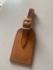 Authentic Louis Vuitton Leather Luggage Tag    