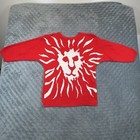Iconic Vintage 1980s Anne Klein Lion Head Tunic Sweater M