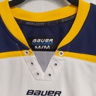 Bauer Team Jr Sharks House League Hockey Jersey White Blue Yellow Youth Medium