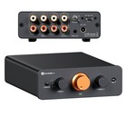 Fosi Audio P4 Mini Preamplifier 3 Inputs Gain Bass treble Control  refurbished 