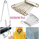 10 30pcs Safety Pins Large Heavy Duty Safety Pin 3 Inch Blanket Stainless Steel
