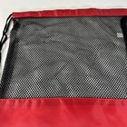 New Waffle House Bag Black Mesh Draw String Red Bottom Gym Bag Targetline 17x13 