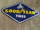 Porcelian Good Year Enamel Sign Size 36x18 Inches Double Sided
