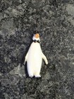 Hagen Renaker Miniature Mini Ceramic Purple Pink Mama Penguin Bird Figurine