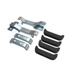 2 Upper  2 Lower 4 Core Heavy Duty Radiator Support Bracket Kit Fits For Chevy