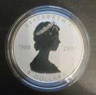 2013 Canadian Maple Leaf Reverse Proof 1 2 Oz Argent Pure Silver Bullion Coin  4