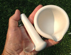 Coors Usa Porcelain Pharmacy Mortar   Pestle  522-1  W  2nd Glass Pestle
