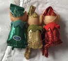 Set Of Three Vintage Pixie Elf Knee Huggers Japan Metalic 