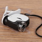 55x Led uv Light Jeweler Loupe Pocket Magnifying Glass Magnifier Microscope Clip