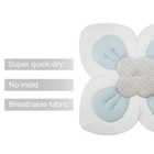 Baby Bath Pad Newborn Infant Soft Flower Petals Sink Bathtub Shower Blue