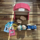 Panda Crate Kiwi Co Wooden Barn Toy Pig  Sheep  Train  Eggs Toy Lot Montessori