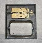 Antique Usps P O Post Office Box Postal Box Door With Glass And A Combination