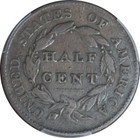 1828 Vg10 Classic Head Half Cent 12 Stars  Pcgs 47507478