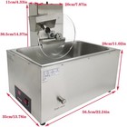Chocolate Tempering Machines 18kg Candy Floss Melting Machine Warmmer Mixer