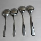 Wmf Cromargan Germany Serving Spoons Textured Handle Vintage