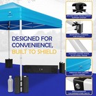 Heavy Duty 10x10 Pop Up Tent With Air Vent  Uv Protection  3 Adjustable Heigh   