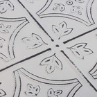 Tin Wall Tiles 24x24 Nail-up  Stair Risers  Metal Ceiling Tiles  5 Pack  antique
