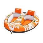 Towable Tubes 2 Person Inflatable Boat Tube 340lbs Water Sport 840d Nylon Cover