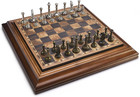 Amerous 14 Inches Wooden Chess Set With Metal Chess Pieces   2 5   King storage