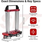 Sheet Metal Roller 2 Station Metal Bender Metal Roofing Tools Sheet Bending Tool