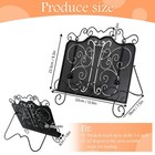 Cookbook Stand  Vintage Metal Bible Holder Stand Recipe Book Holder  Decorati   
