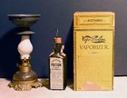 Antique 1910s Nos Vapo-cresolene Kerosene Lamp Vaporizer Bottle Box All Parts