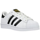 Adidas Originals Superstar J Shoes Kids Sneakers White Black New