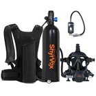 Portable 1 9l Lung Tank With Full Face Mask scuba Diving Emergency Tank System