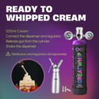 Cream 1 05l X 6 Tanks 700g Charger Greatwhip Premium Cylinder Ultra Pure Charger
