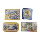 Bsa Barbados Contingent Lot Of 4 Patches Caribbean Jamboree Bridgetown District