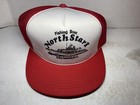 Vintage North Star Ii Screen Print Mesh Snapback Trucker Cap Hat