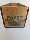 Vintage Pabst Pasteurized Process Cheese 5lb Wooden Box Milwaukee